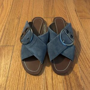 Tory Burch Suede Sandals